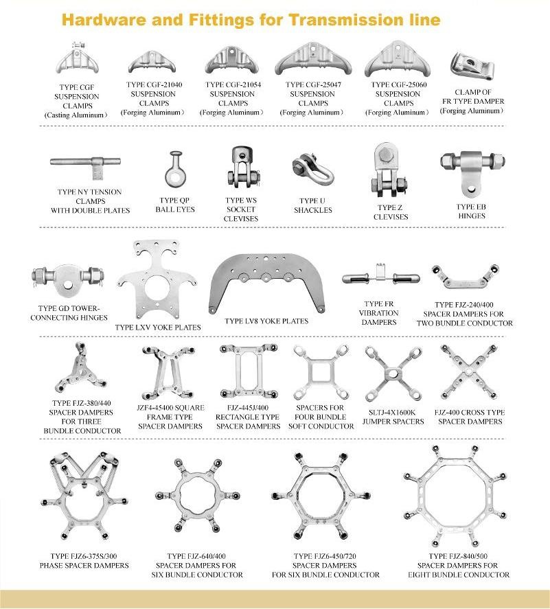 Hardware and Fittings for Transmission Line
