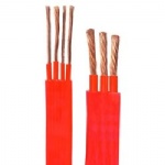 Silicon Rubber (flame retardant) Flat Power Cable