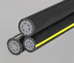 Triplex Conductor 600 V Secondary Type URD Cable